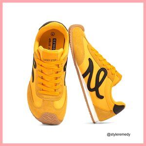 Genuine Leather Retro Tennis Sneakers Thin Sole Comfortable Walking Shoes